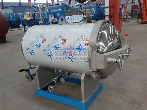 实验单层卧式水浴杀菌锅